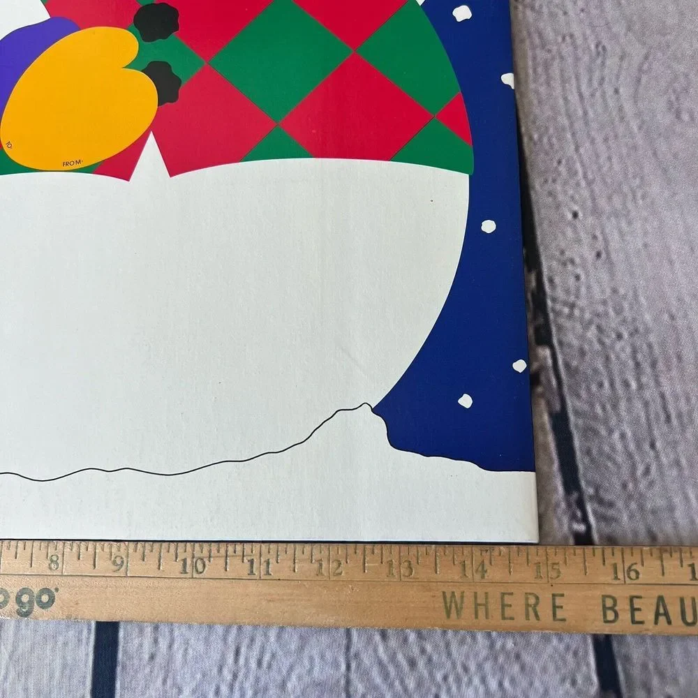 Vintage Snowman Montgomery‎ Ward Christmas Gift Boxes 4Pc
